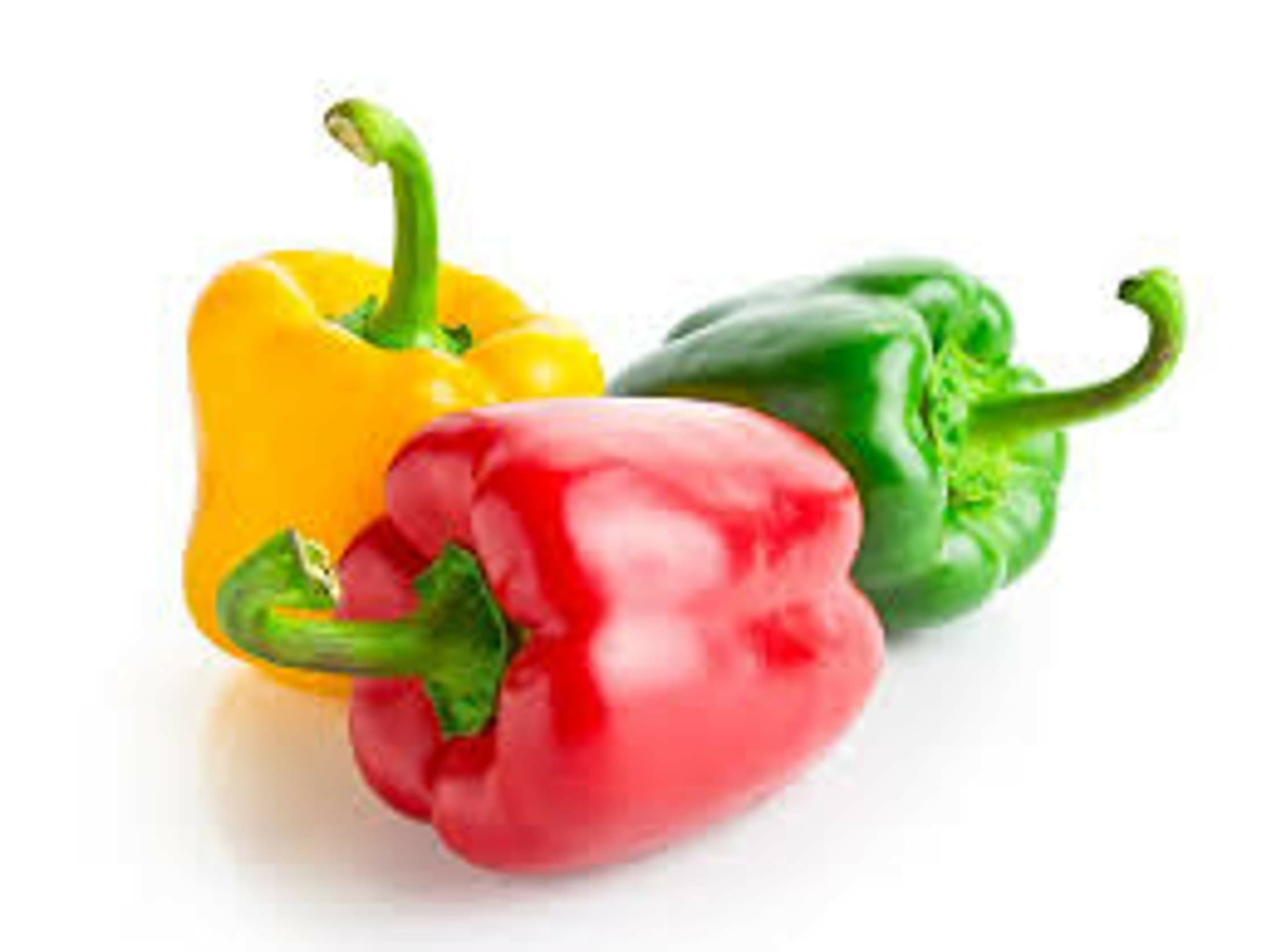 Red, green, yellow Peppers