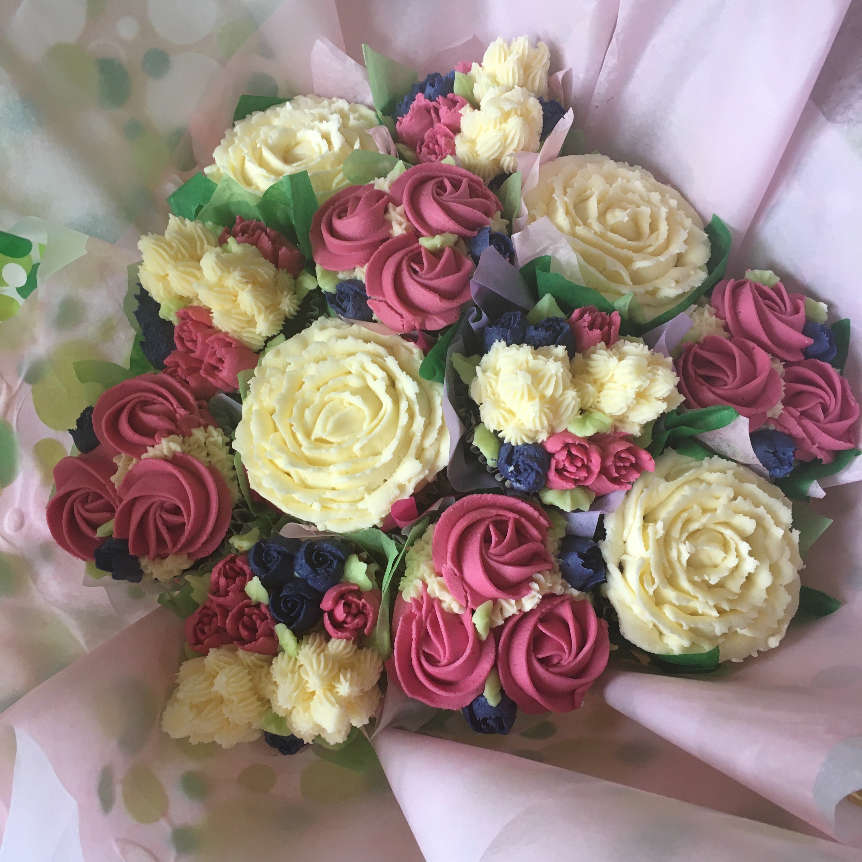 Twelve Cupcake Bouquet