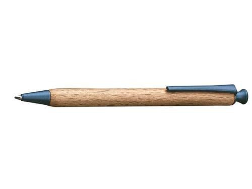 Sustainable Wood Blue Gel Pens Refillable - 2 pens - Only three sets of 2 pens left in stock