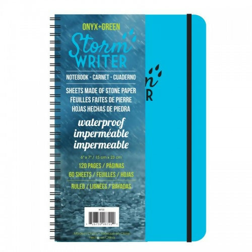 Stormwriter Waterproof Notebook A5 15x23cm Lined + Elastic closer