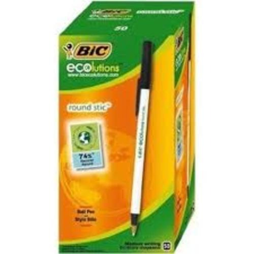 EcoLutions Recycled stick ballpens Black box of 60