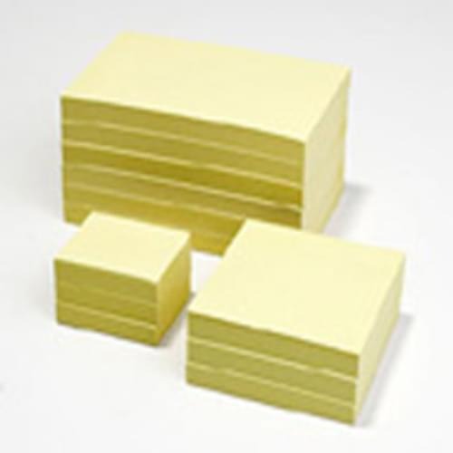 Recycled Economy Sticky Notes 75mm x 75mm 6 pads