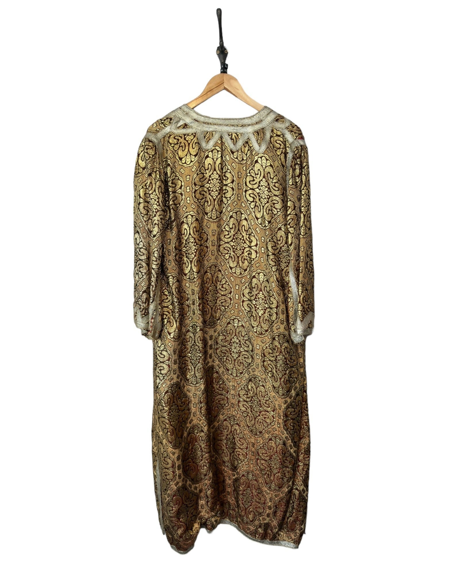 Moroccan Gold Coat Vintage Size L / XL