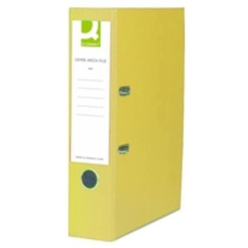 Recycled Lever Arch Files Yellow x 10