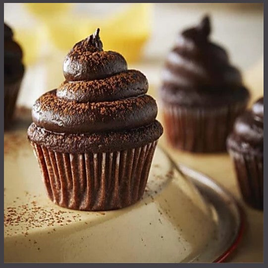 6 Mini Chocolate Cupcakes