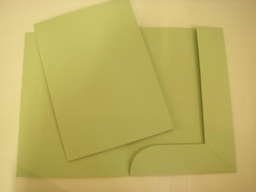 Recycled Tri-Flap Green Folders pack of 10 - ONLY ONE PACK LEFT IN STOCK