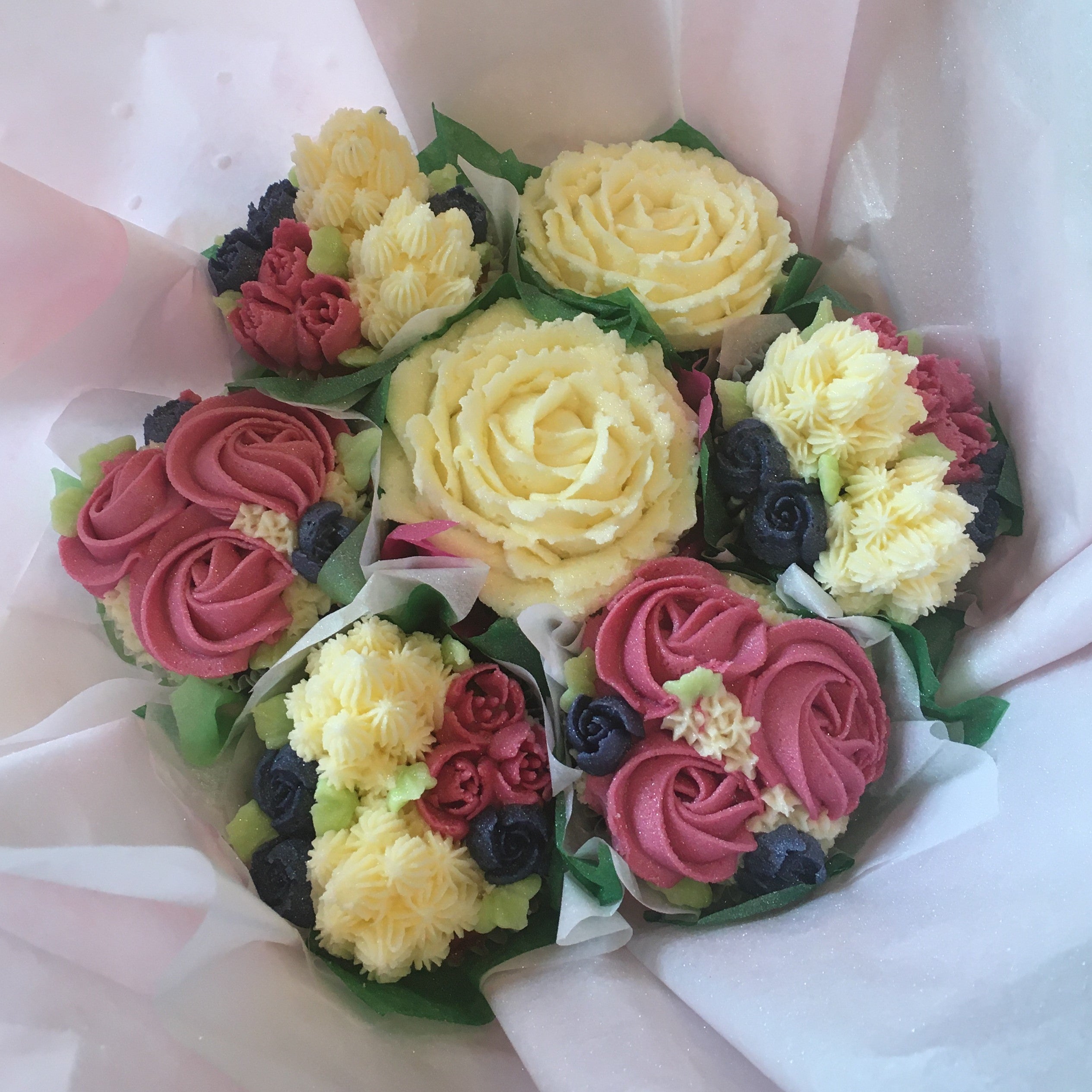 Gluten Free Seven Cupcake Bouquet