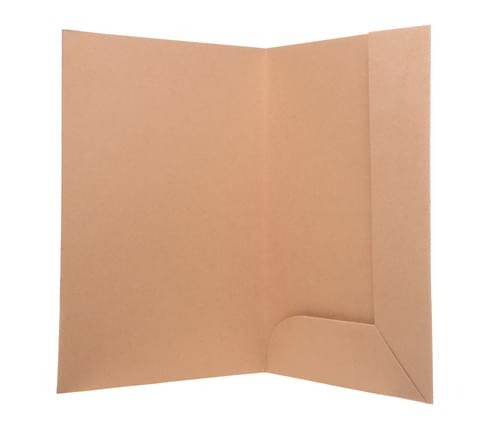 Recycled Tri-Flap Brown Folders pack of 10