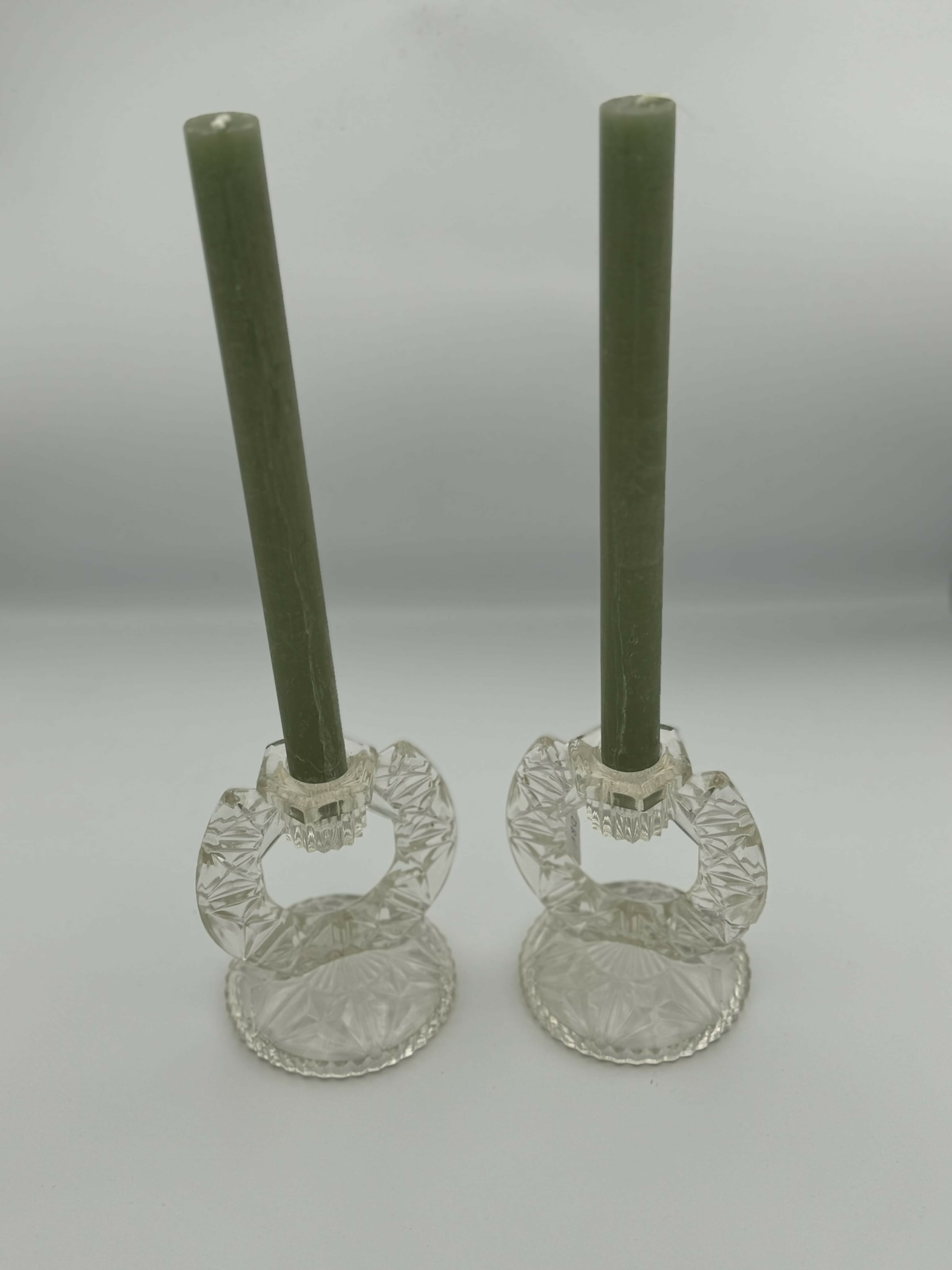 Pair of Art Deco Candlesticks