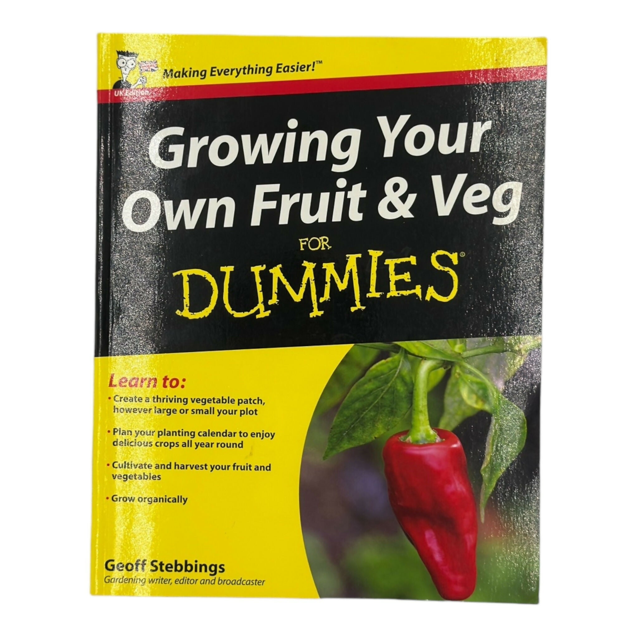 Growing Own Fruit and Veg for Dummies by Geoff Stebbings