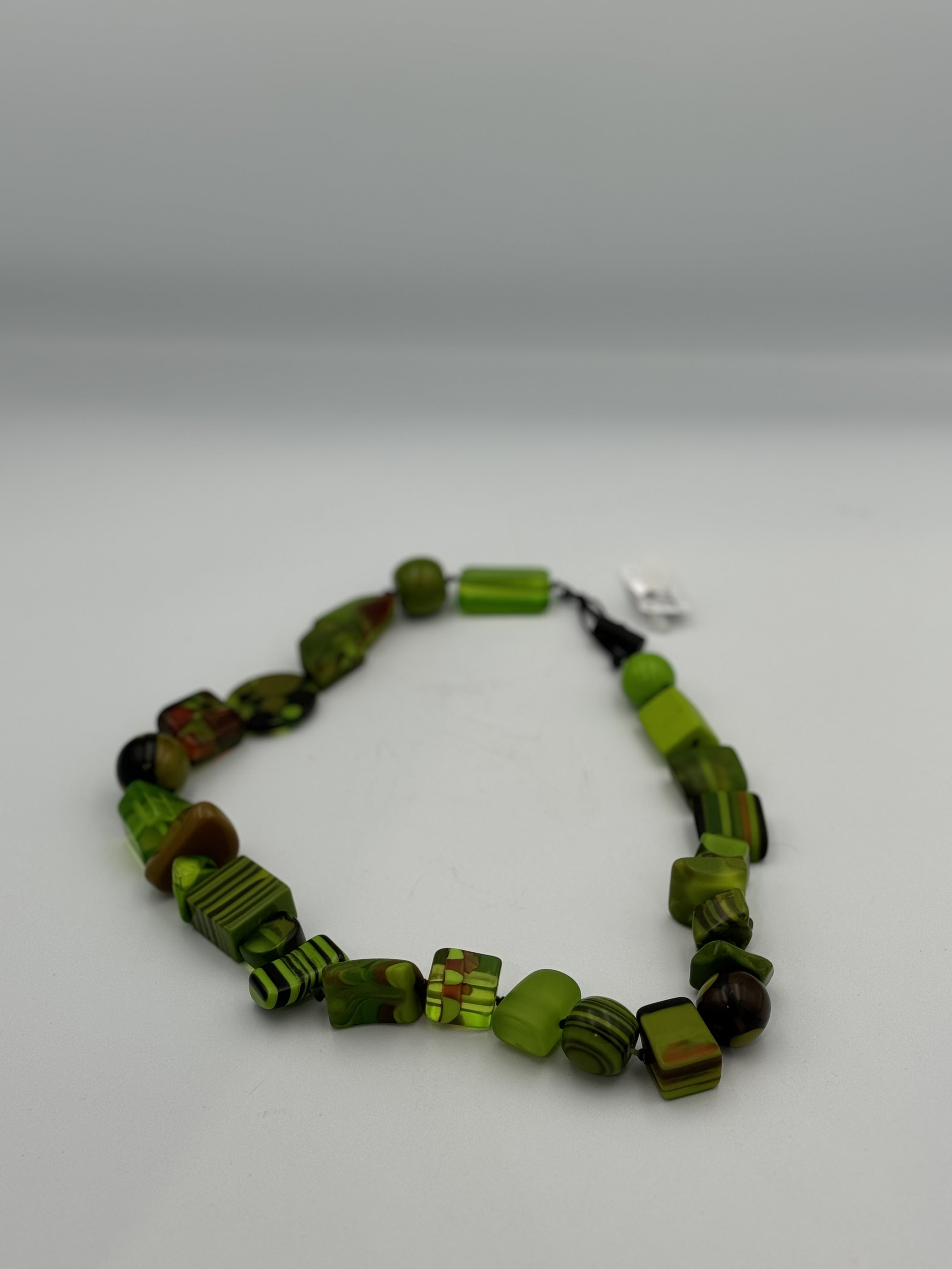 Green Pattern Necklace