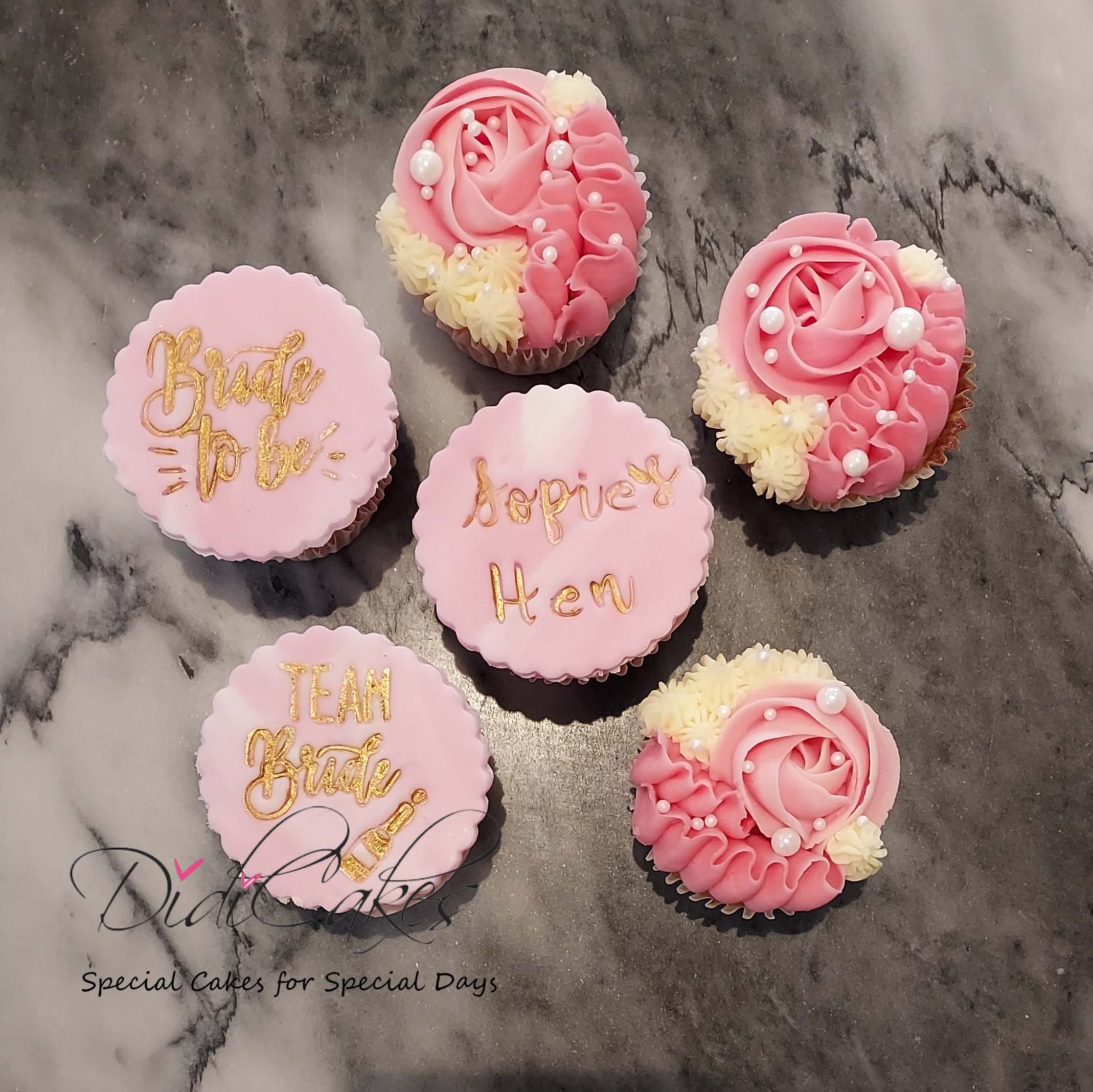 Gluten Free Hen Party Cupcake Giftbox