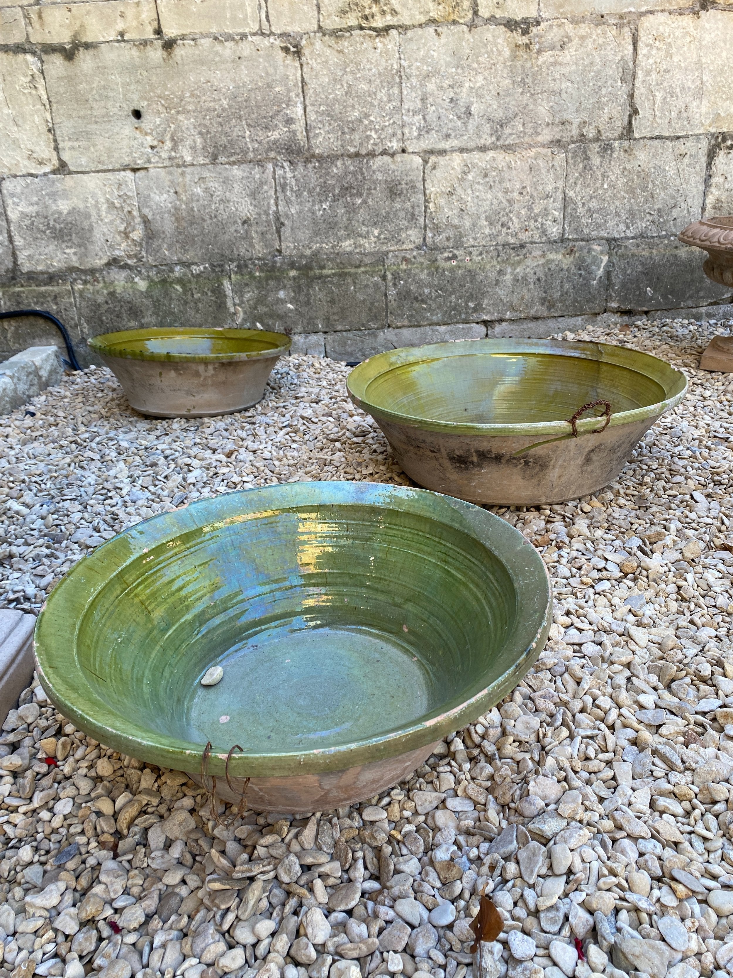 EARLY 20TH CENTURY FRENCH PANCHEON / DAIRY BOWLS