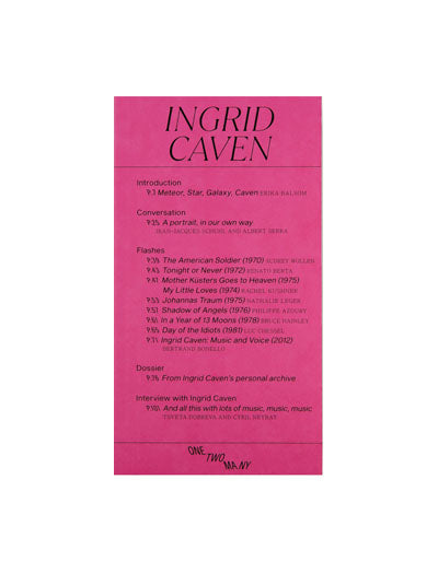 Ingrid Caven: I Am a Fiction