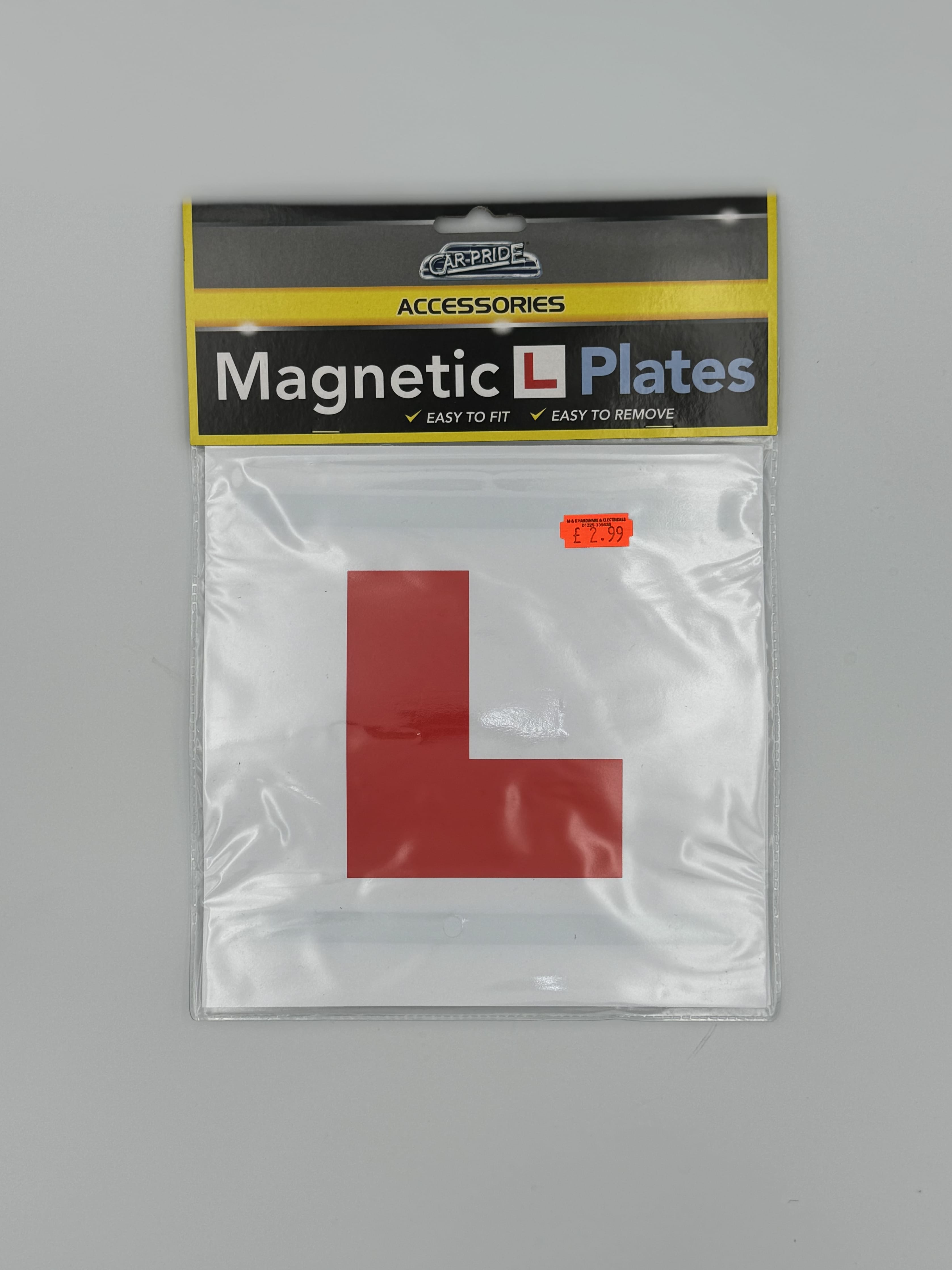 Magnetic L Plates Easy to fit and easy to remove