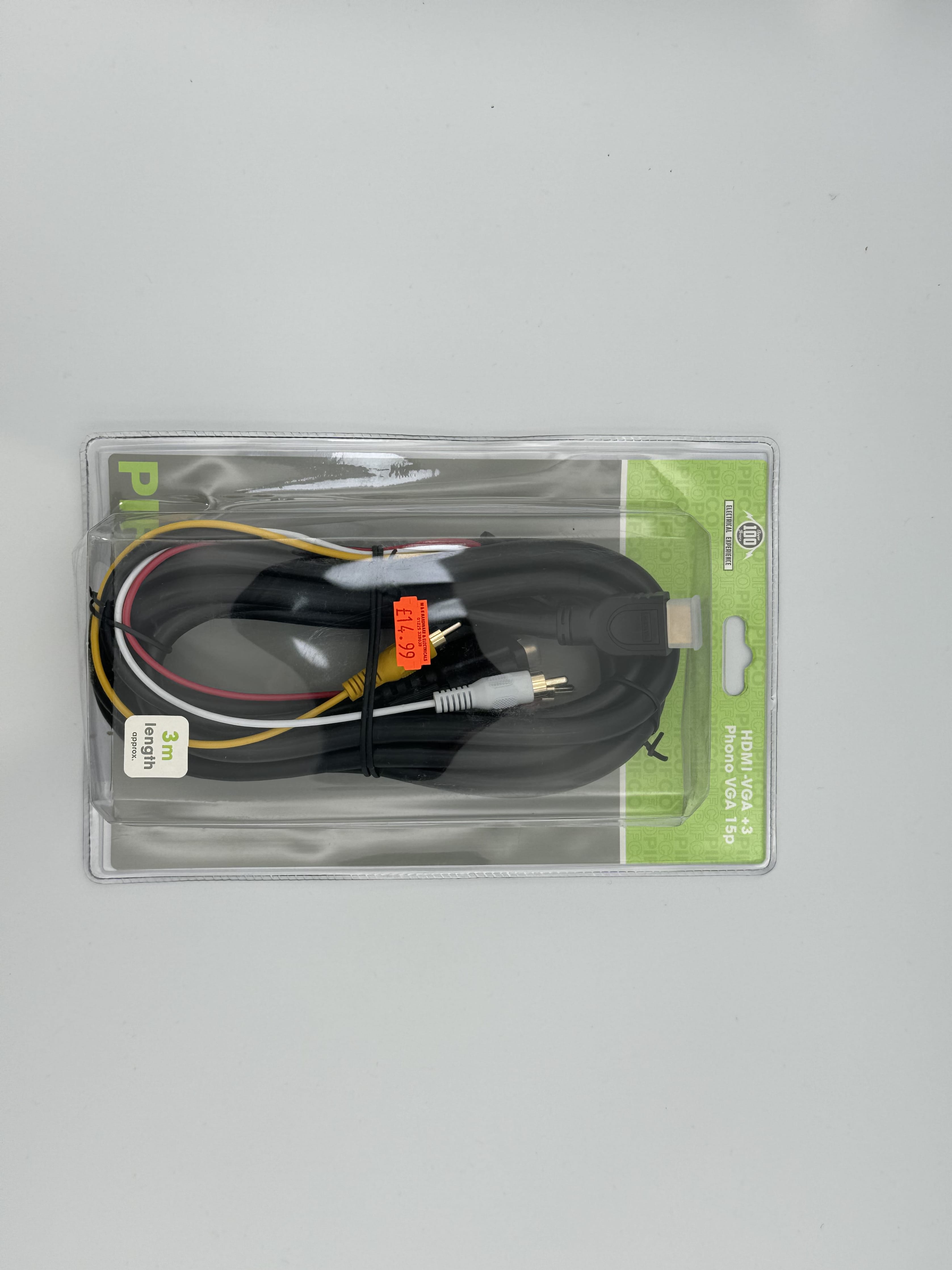 Pifc Hdmi Phone Vga Cables 3m