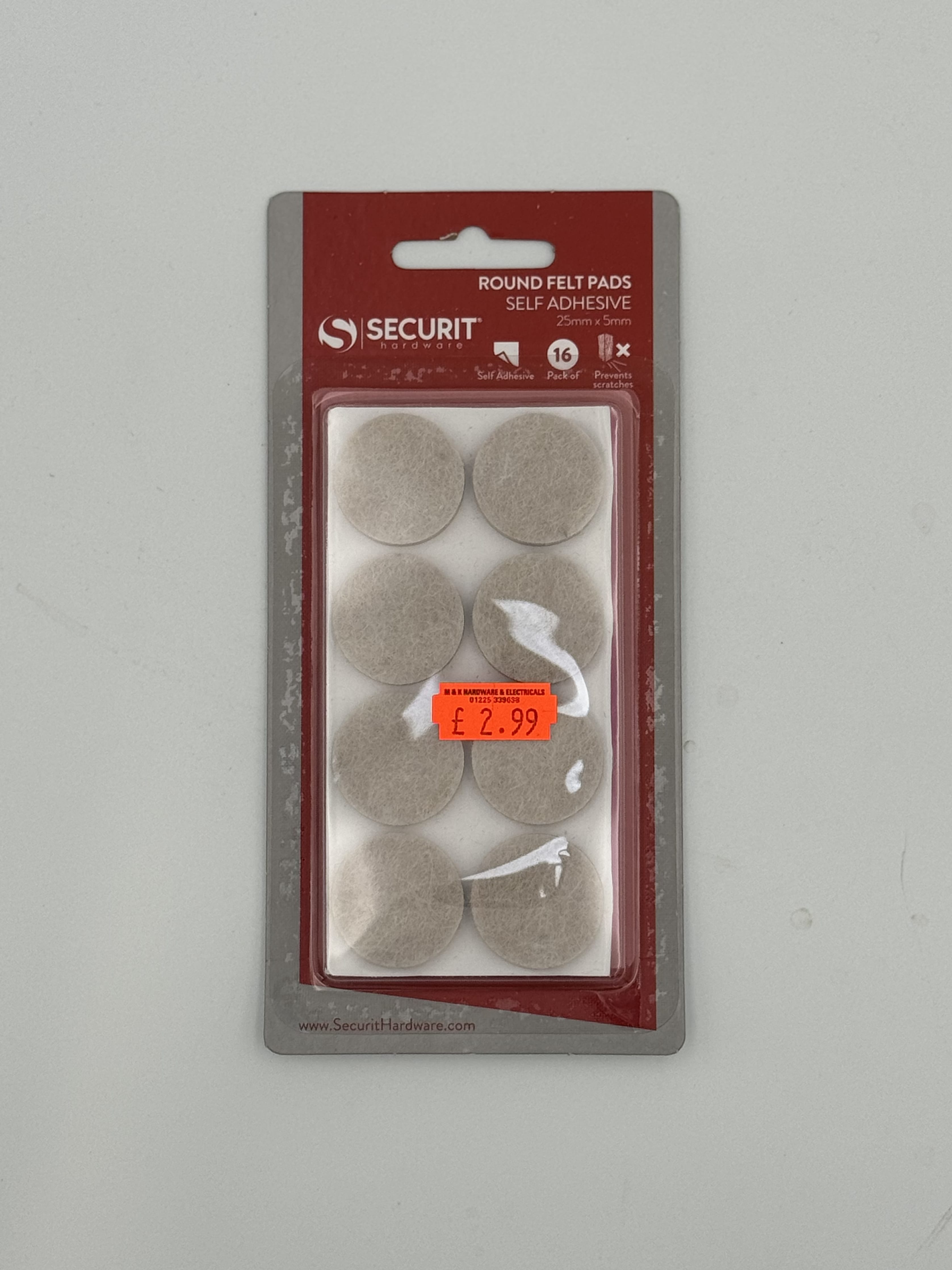 Round Felt Pads Self Adhesive