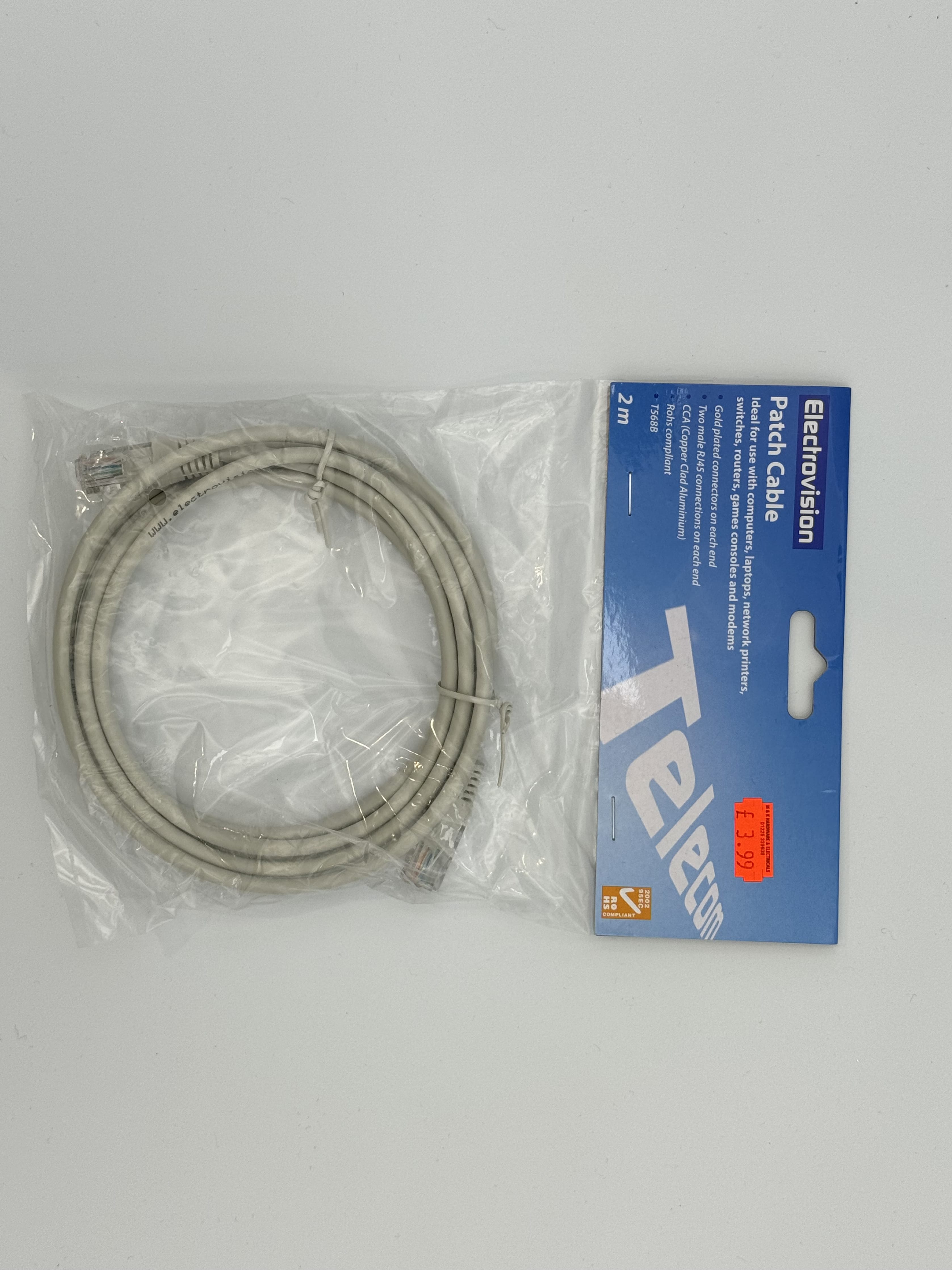 Electrovision Ethernet Cable 2m