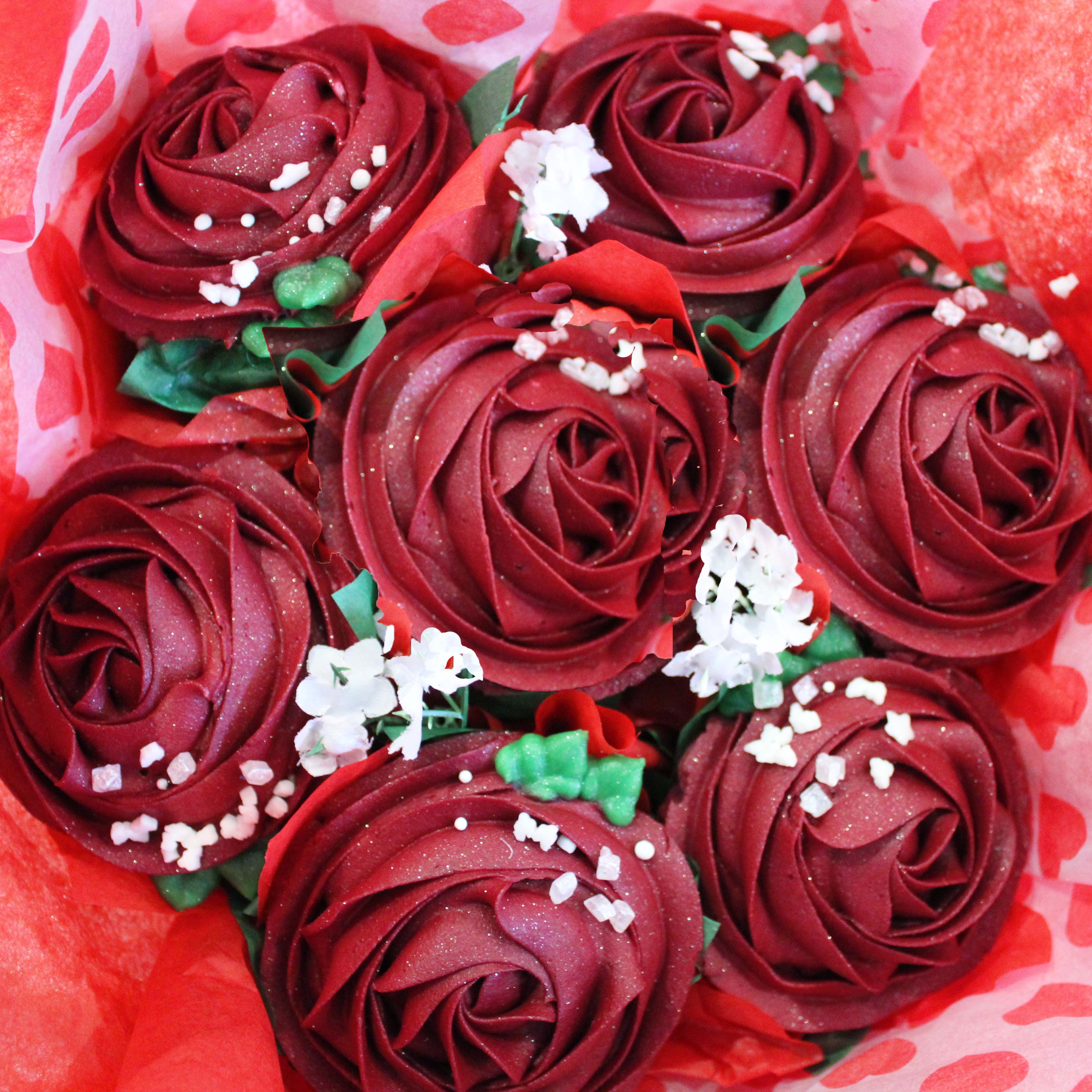 Gluten Free Roses Cupcake Bouquet