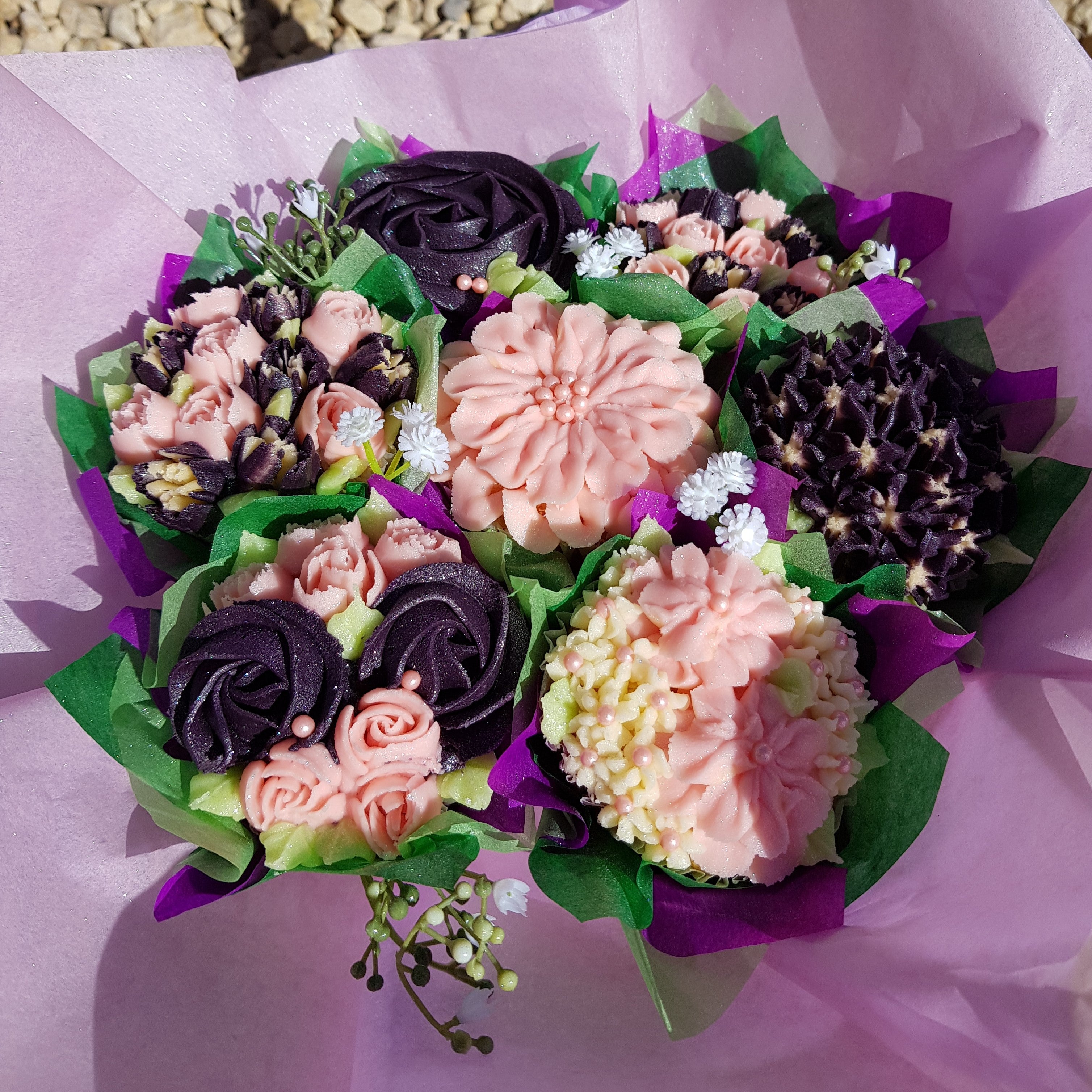 Gluten Free Seven Cupcake Bouquet