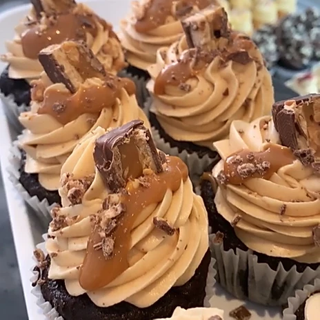 Gluten Free Snickers Cupcake