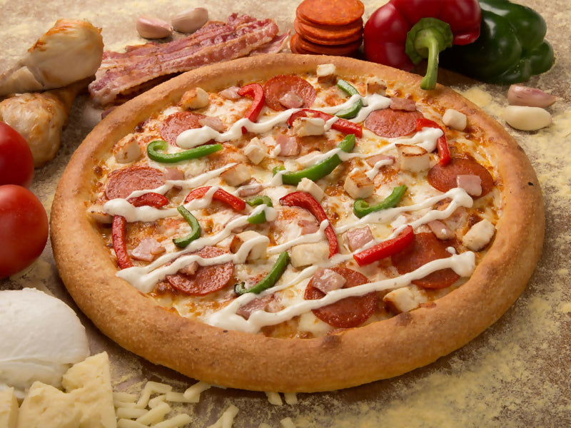 Garlic Sizzler Pizza