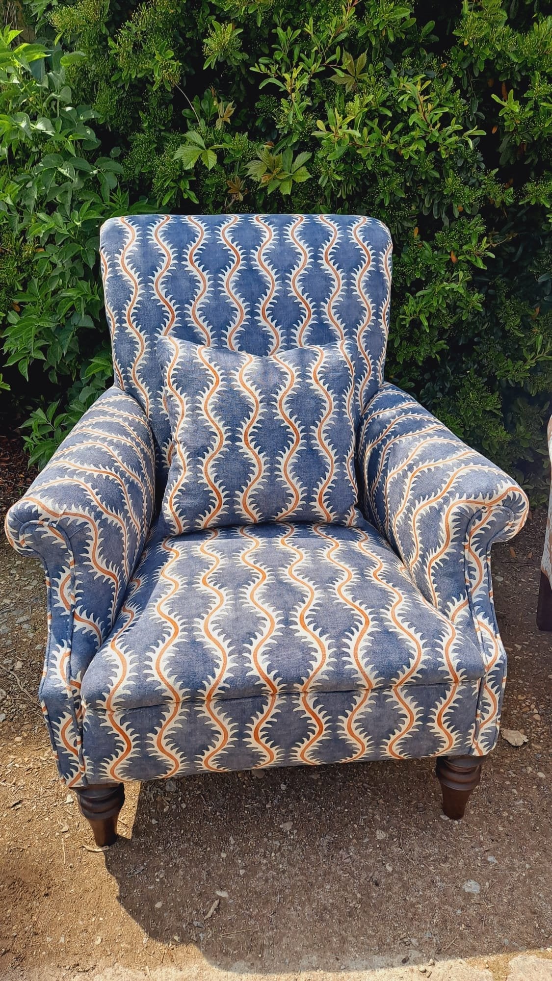 Victorian Armchair with Matching Cushions