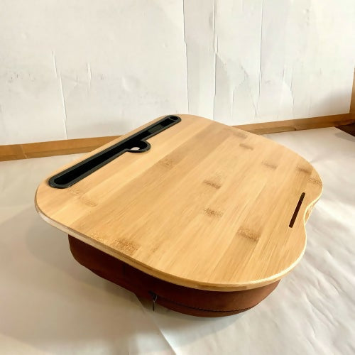 Bamboo Laptop Table with Cushion