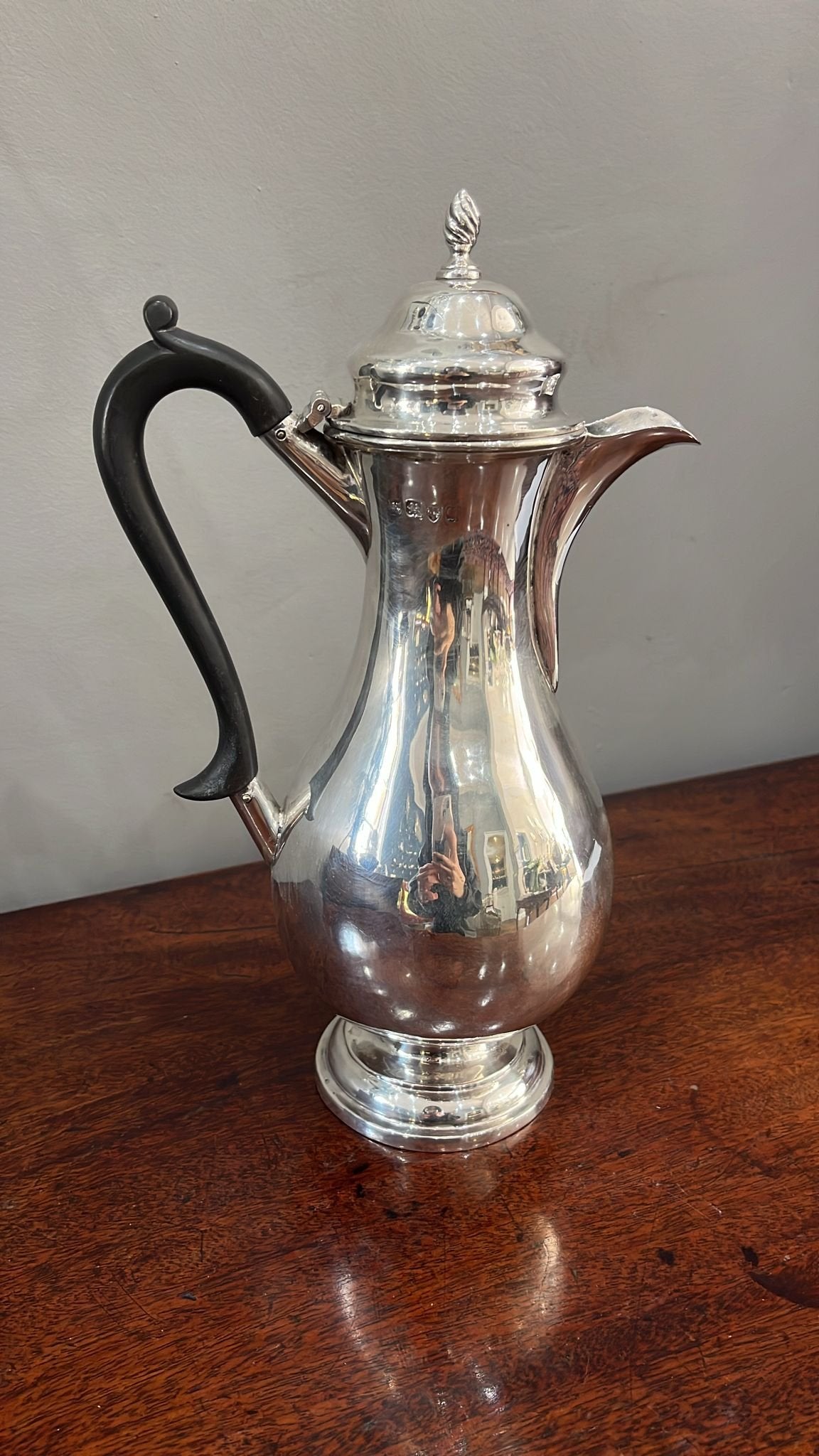 Coffee pot circa 1898 by George Nathan and Ridley Hayes. (BN876)