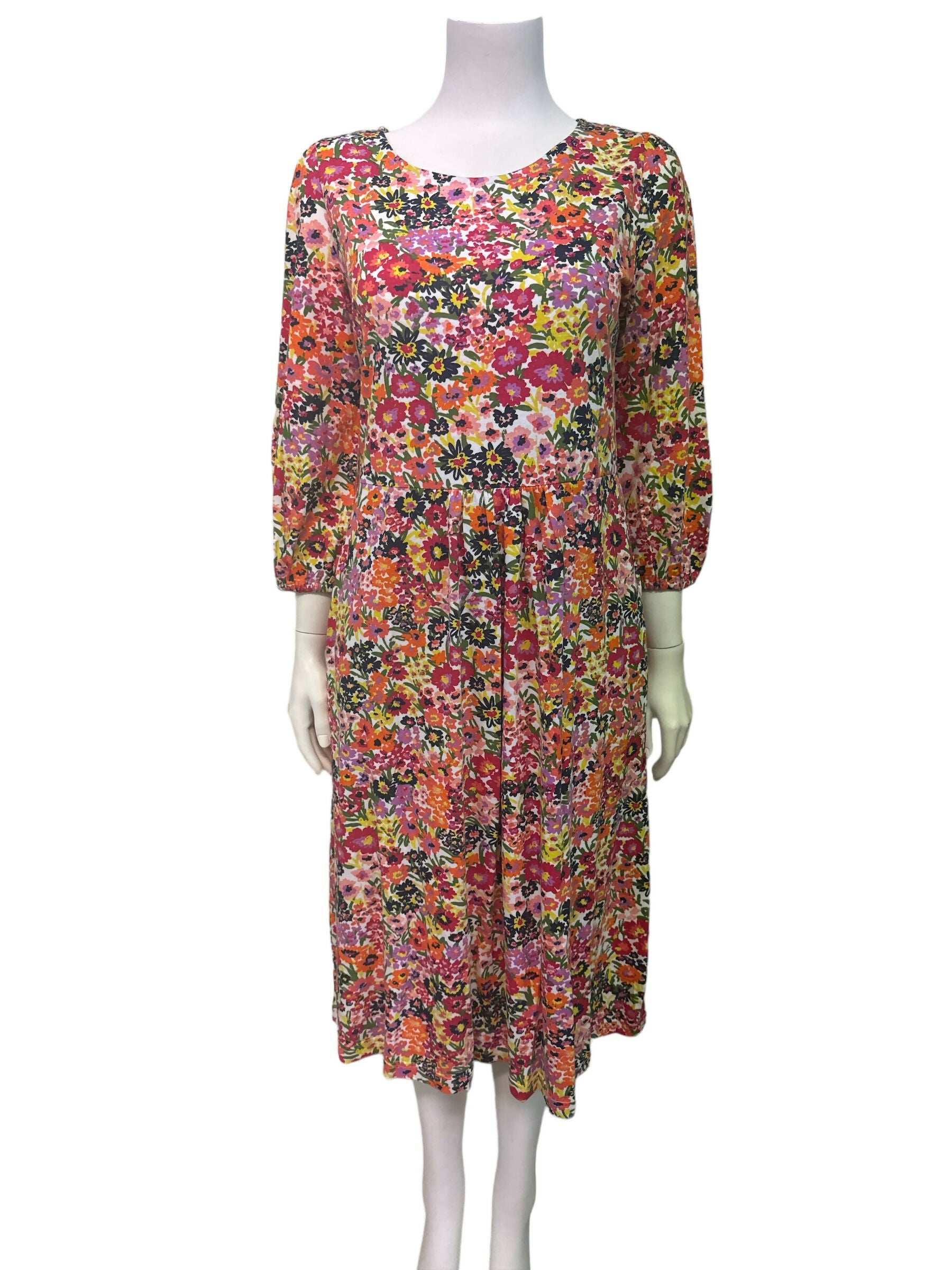 Leanne Dress Cottage Garden Print