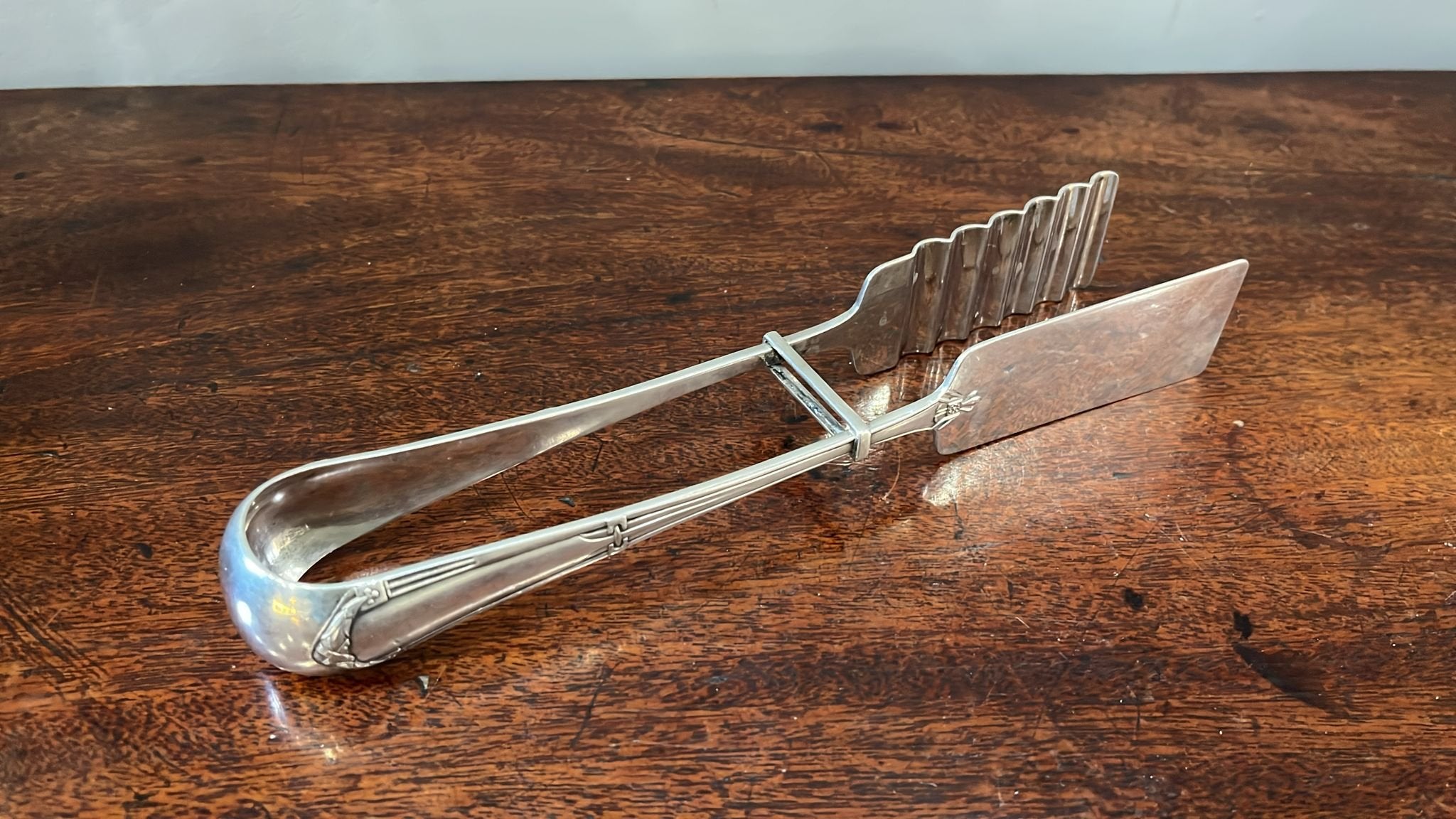 Antique French silver asparagus servers circa 1870 (BN172)