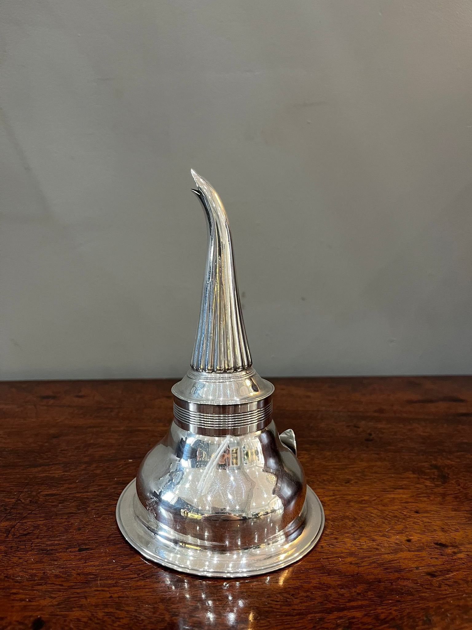 Antique silver wine funnel by William Allen III made in London in 1804 (BN3944)