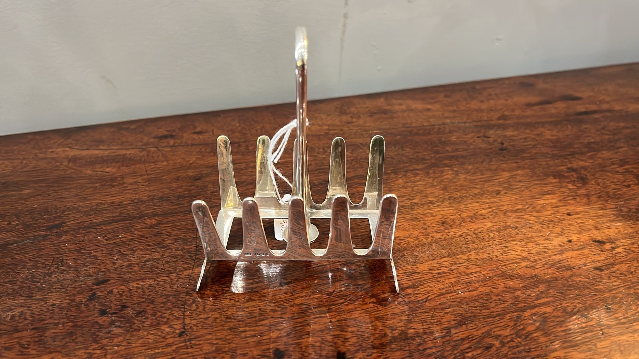 Art Deco silver toast rack. Sheffield 1936 by Henry Atkin (BN905)