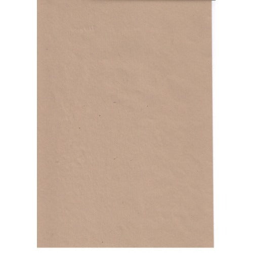 Light Brown Buff Recycled Sugar Paper 100gsm A4 x 100