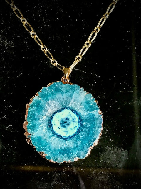 Blue Quartz Pendant