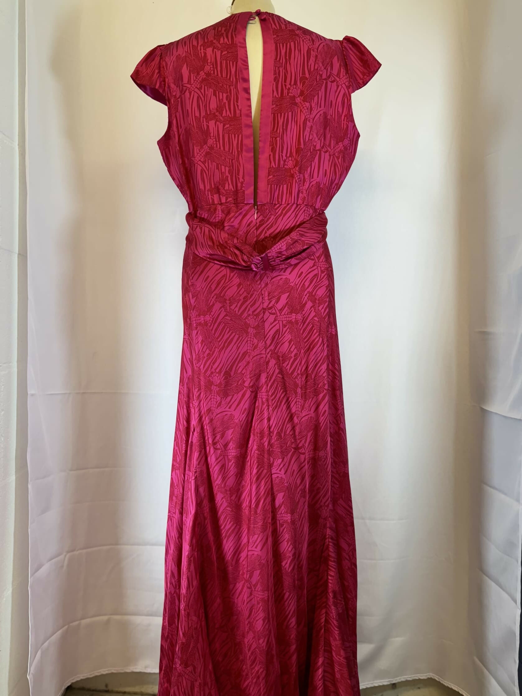 Libelula Pink Silk Dragonfly Millie Monxi Dress