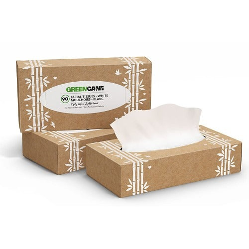 Greencane 2ply Facial Tissues Sugar Cane 90 sheets