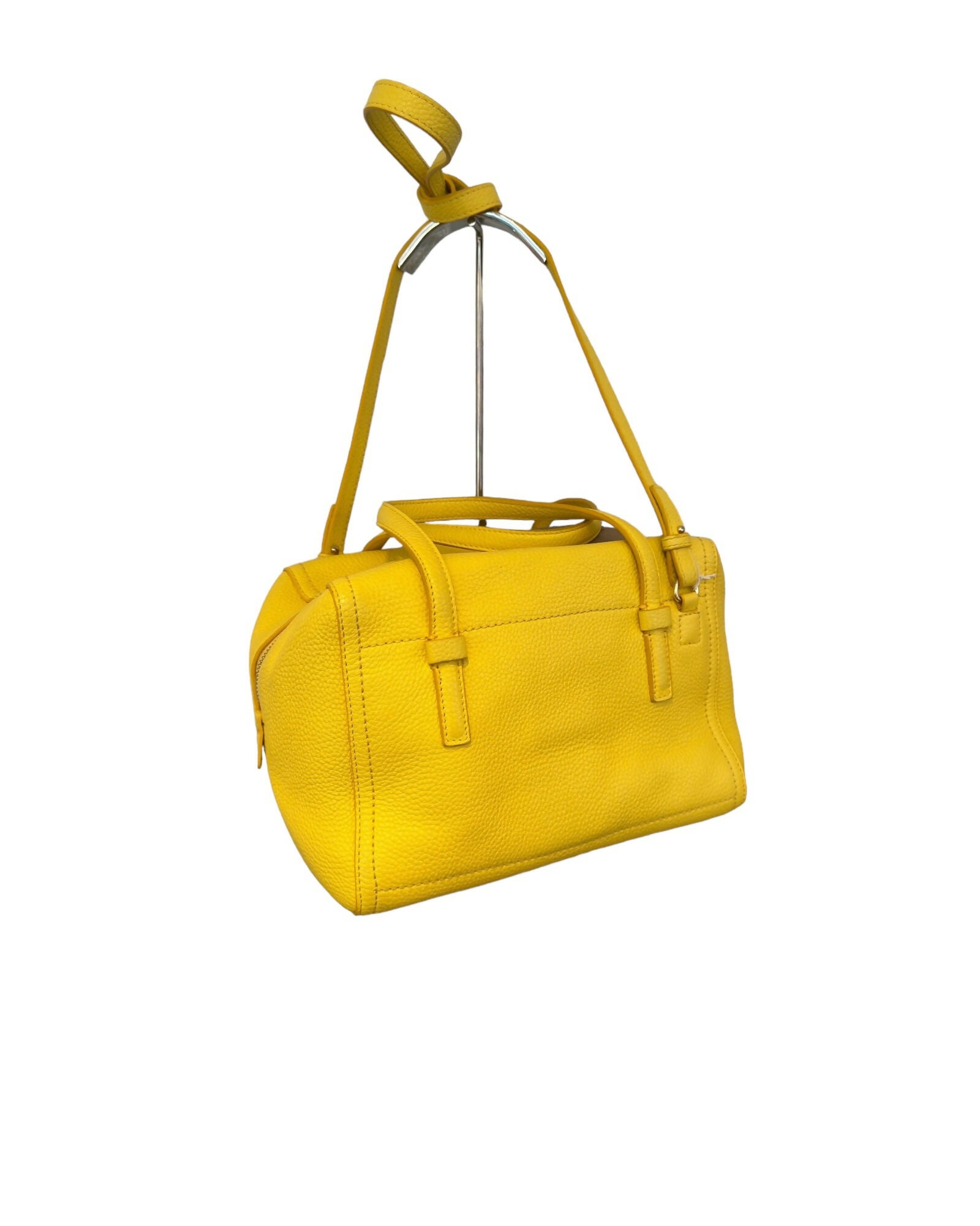 SALVATORE FERRAGAMO Yellow Bowling Bag Preloved