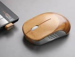 Bamboo and Aluminium Ice Mouse