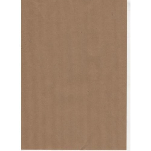 Brown Paper Ribbed 90gsm Recycled Kraft A4 x 100 sheets