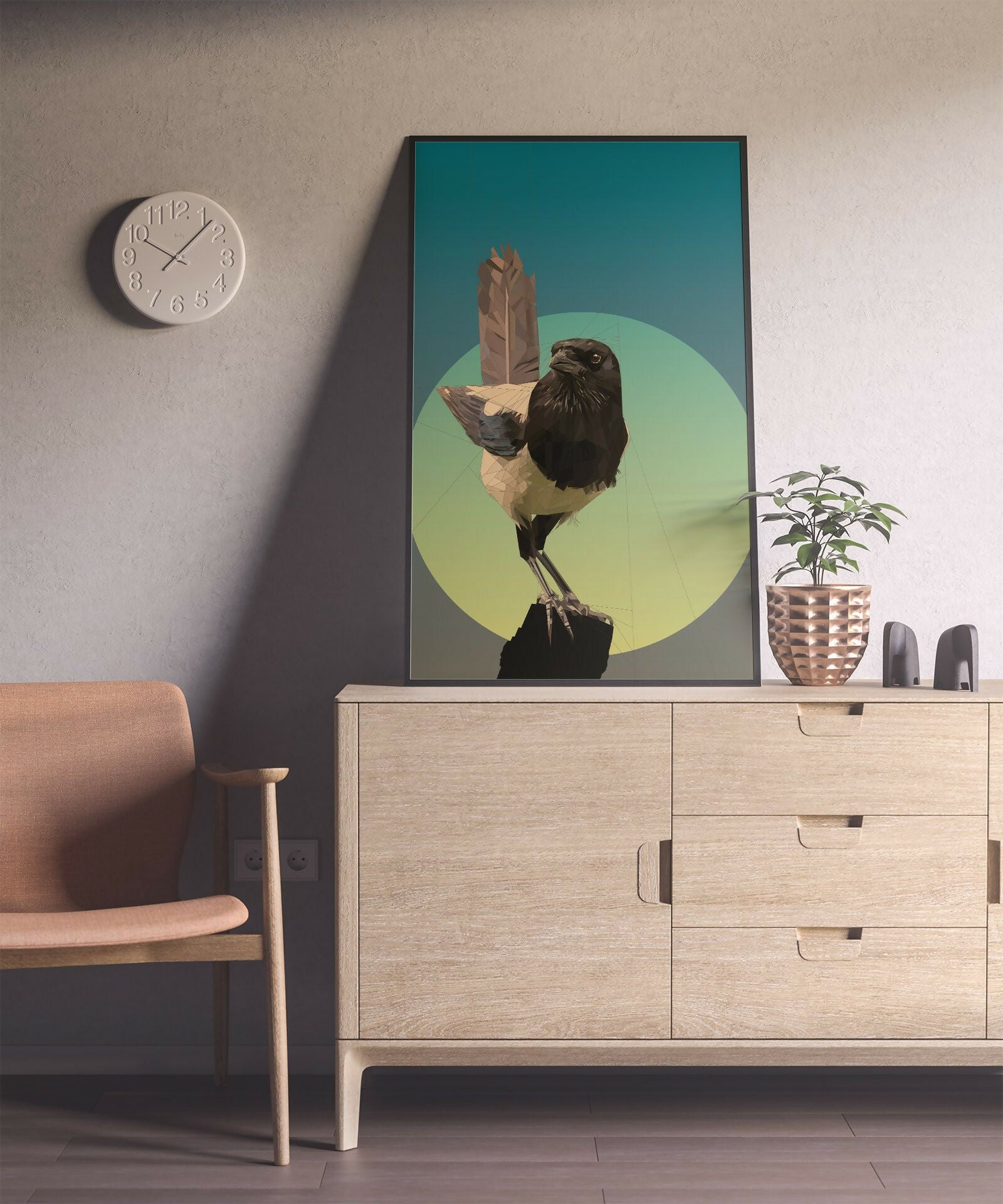 The Mischievous Magpie - Giclee Print