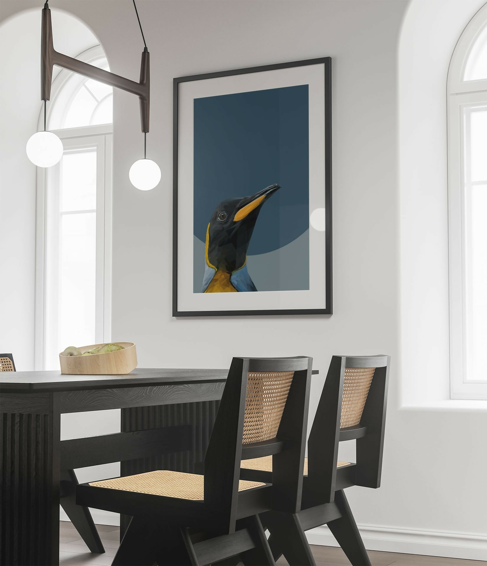 The Majestic Emperor Penguin - Giclee Print